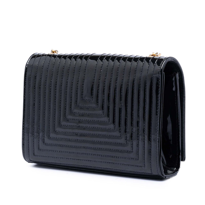 Small Quilted Patent Monogram Kate Tassel Crossbody - Image 2