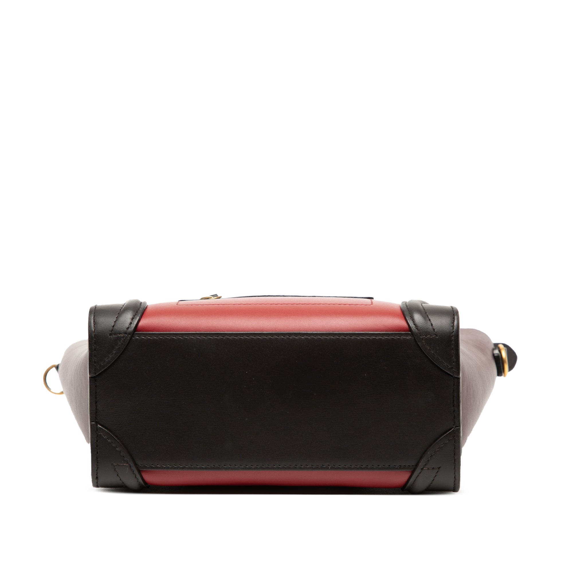 Nano Tricolor Leather Luggage Tote - Image 3