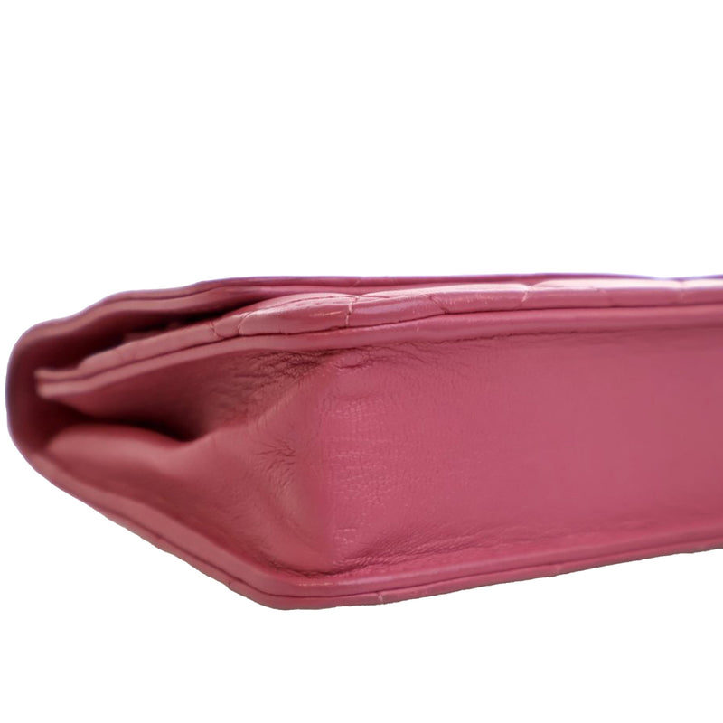 CC Quilted Lambskin Wallet on Chain - Image 9
