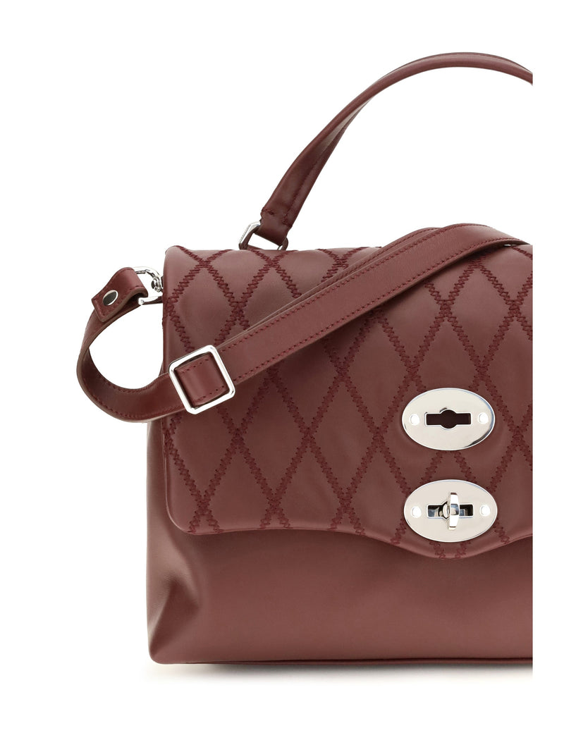 Zanellato Top Handle Bag — Red Calf Leather Bos Taurus