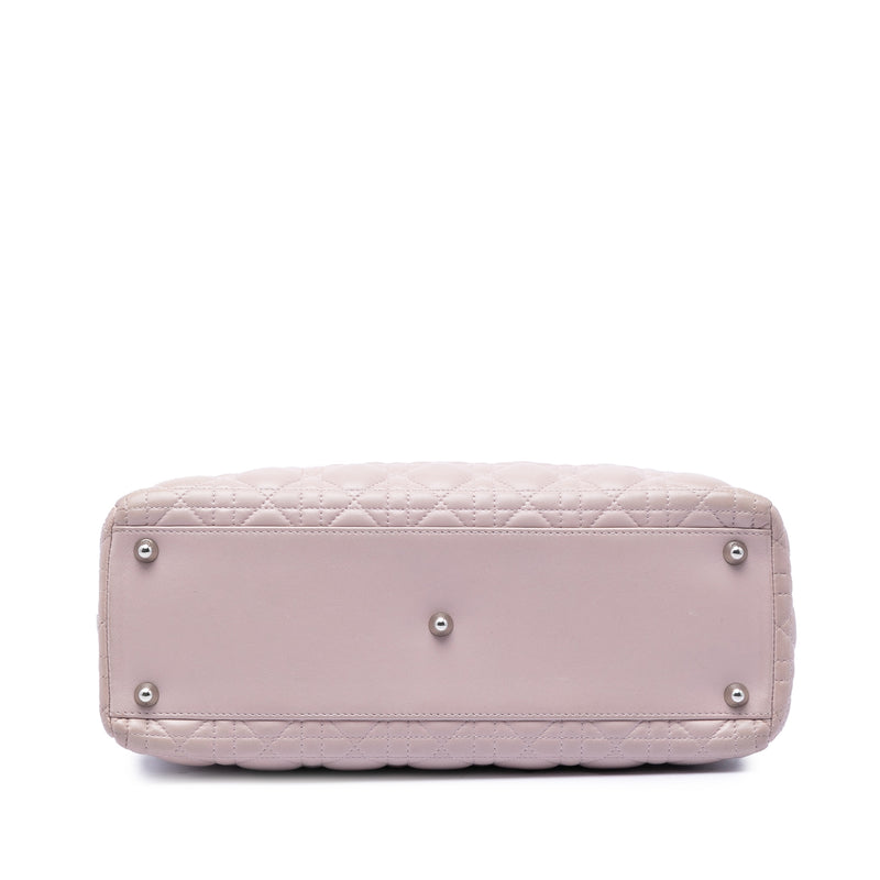 Large Lambskin Cannage Lady Dior - Image 3