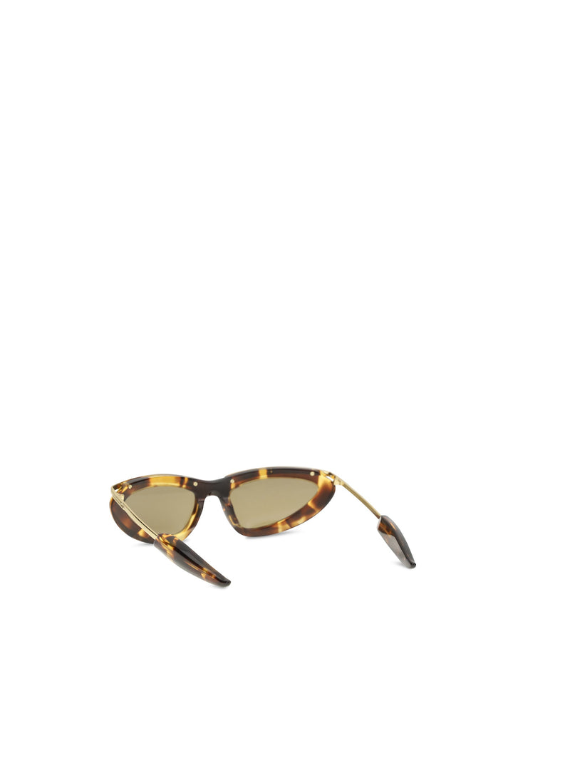 Bottega Veneta 872363v2q30 Cat-Eye Acetate Sunglasses — Brown