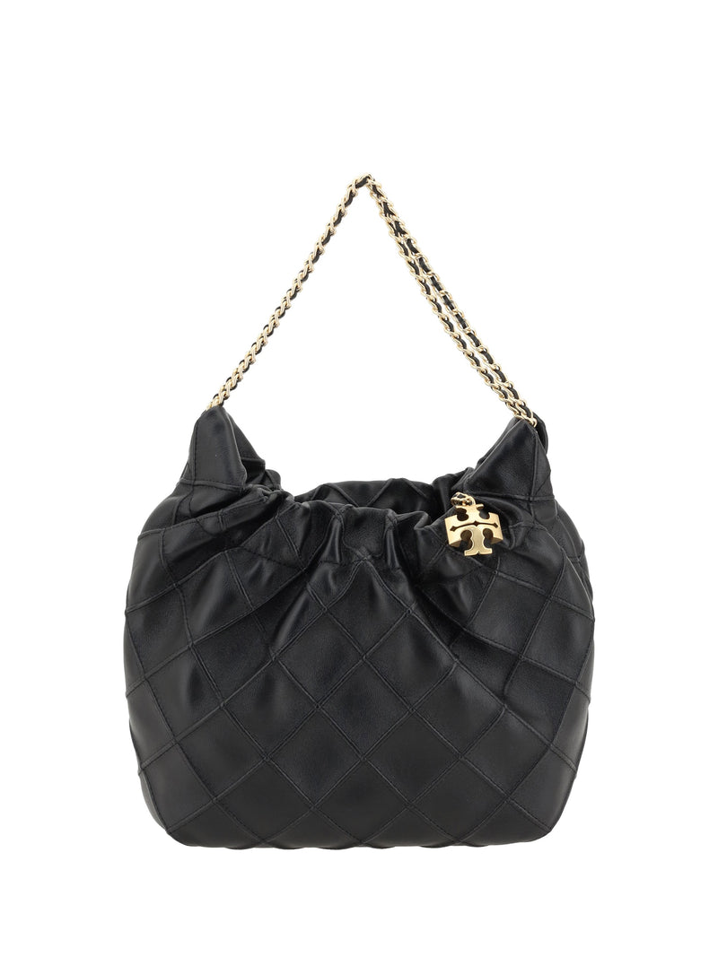 Tory Burch Hobo Bag — Black Calf Leather
