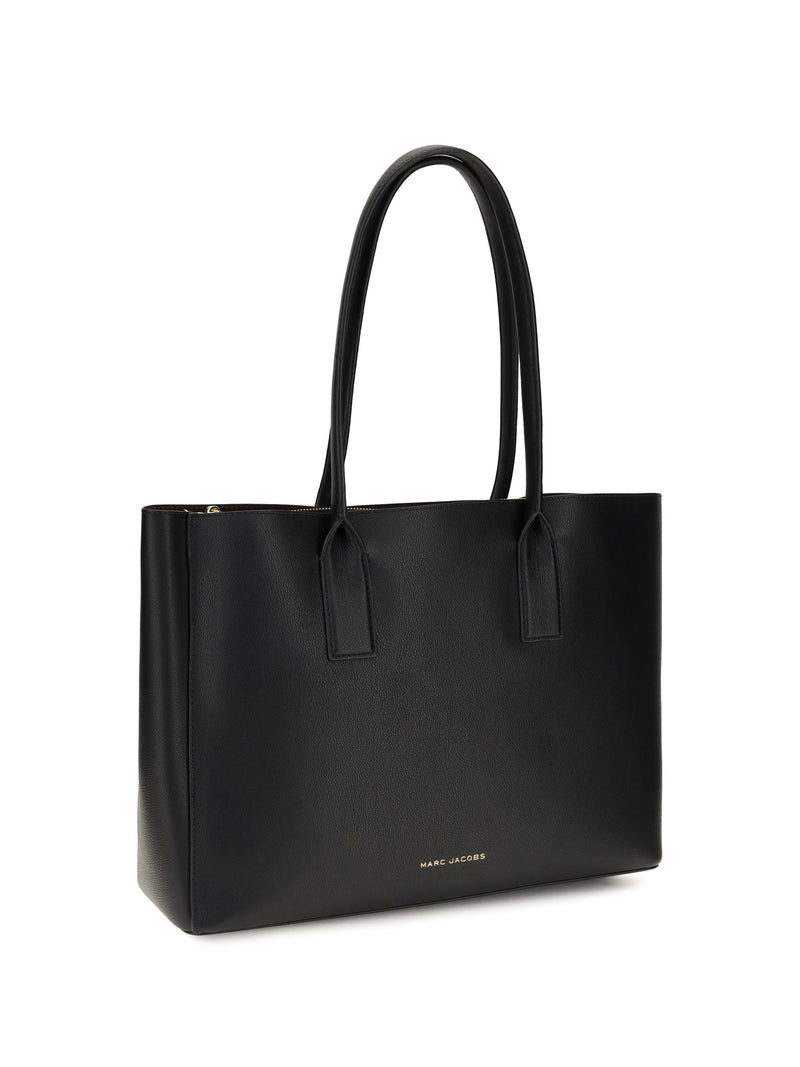 Marc Jacobs Tote Bag — Black Calf Leather Bos Taurus
