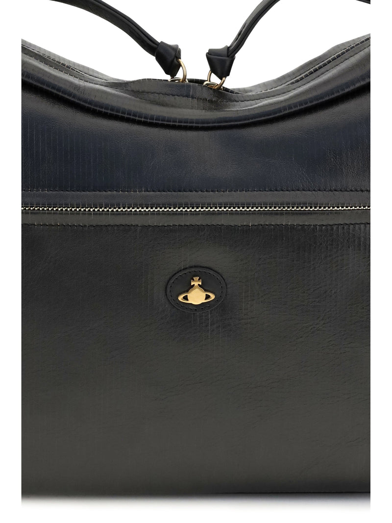 Vivienne Westwood Dolce Shoulder Bag — Black Calf Leather