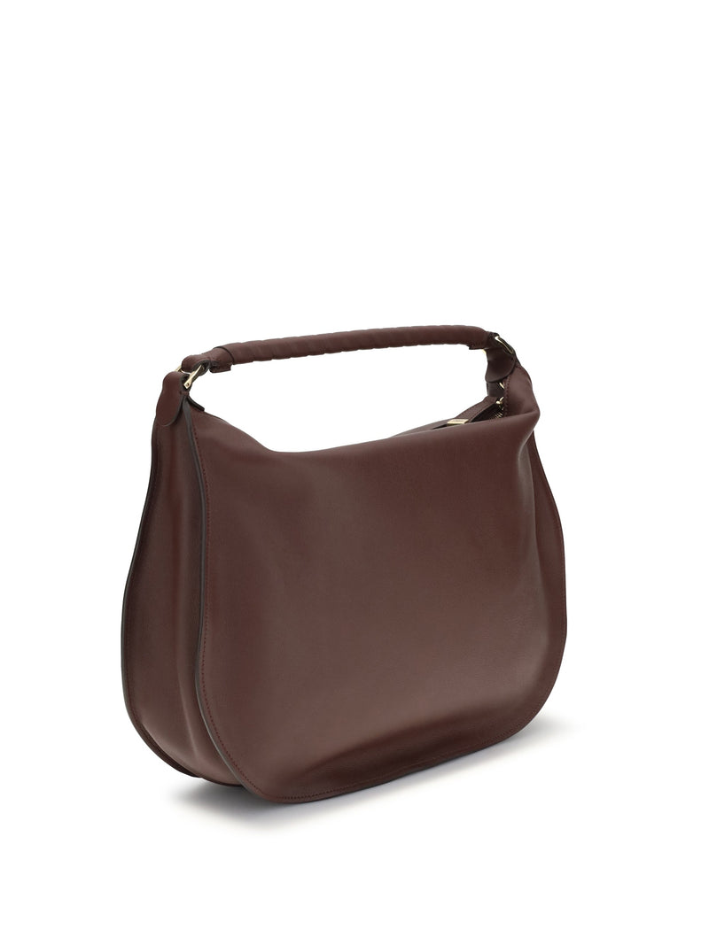 Chloé Shoulder Bag — Brown Calf Leather Bos Taurus