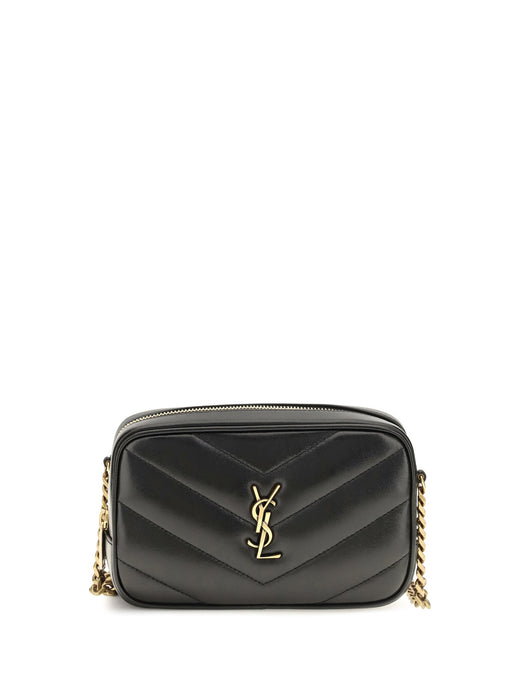 Saint Laurent Shoulder Bag — Black Lamb Ovis Aries