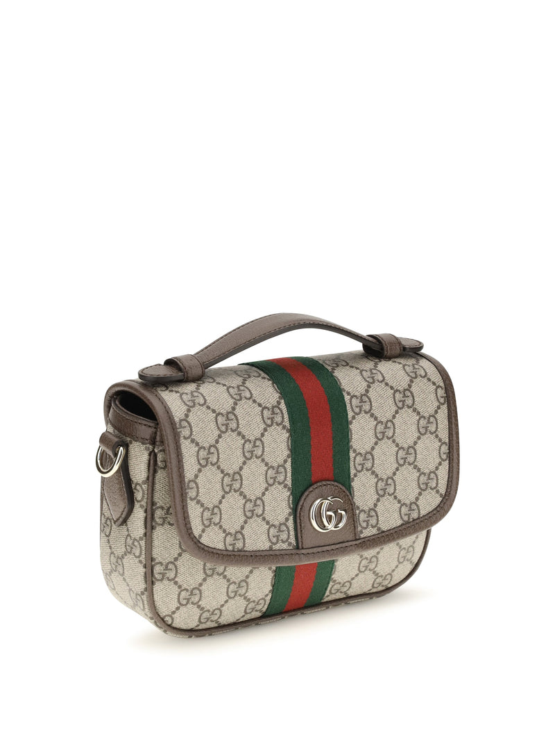 Gucci Ophidia Shoulder Bag — Beige Fabric