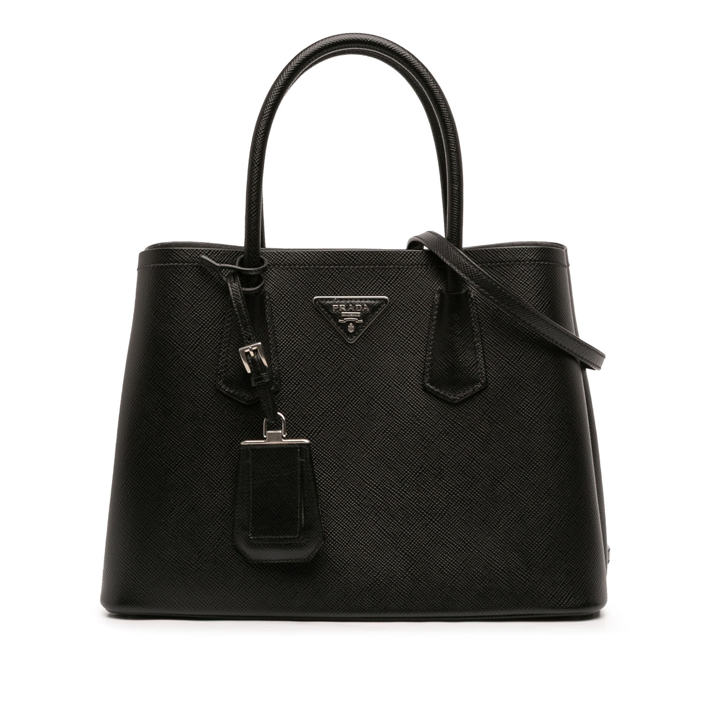 Medium Saffiano Cuir Double Handle Satchel - Image 1