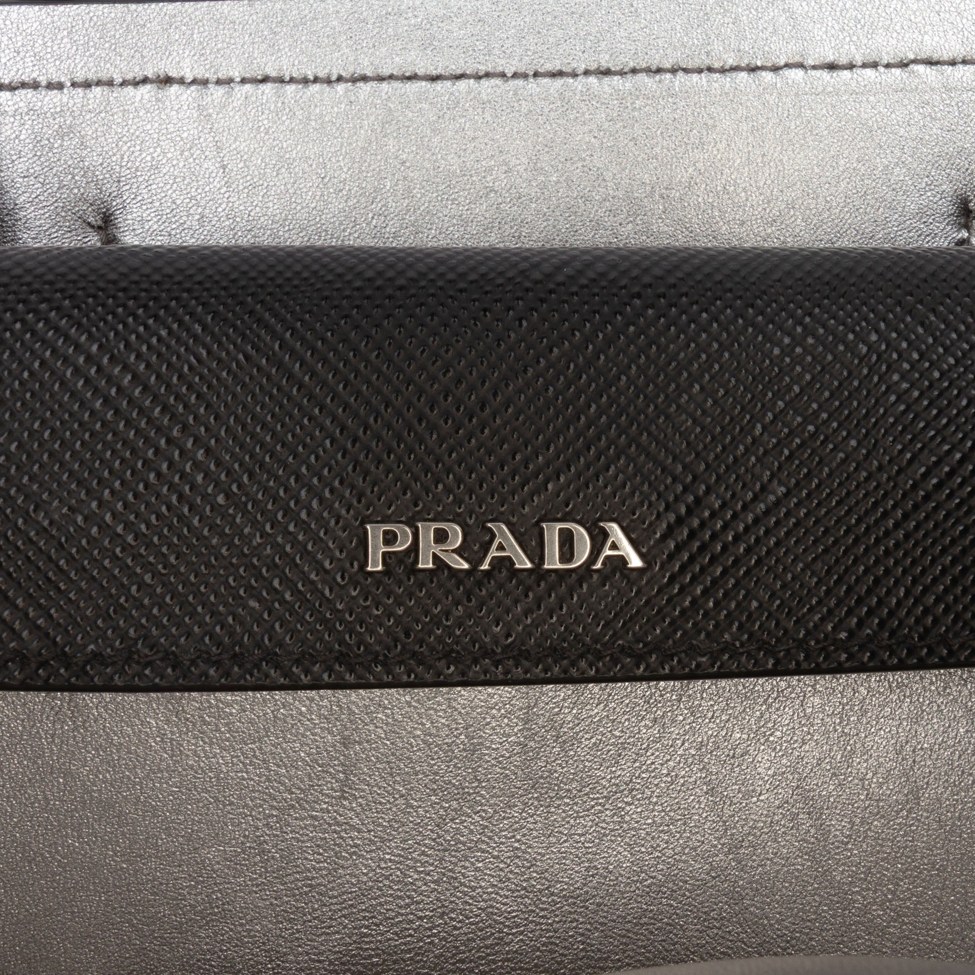 Medium Saffiano Cuir Double Handle Satchel - Image 5