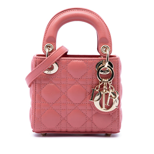 Micro Lambskin Cannage Lady Dior - Image 1