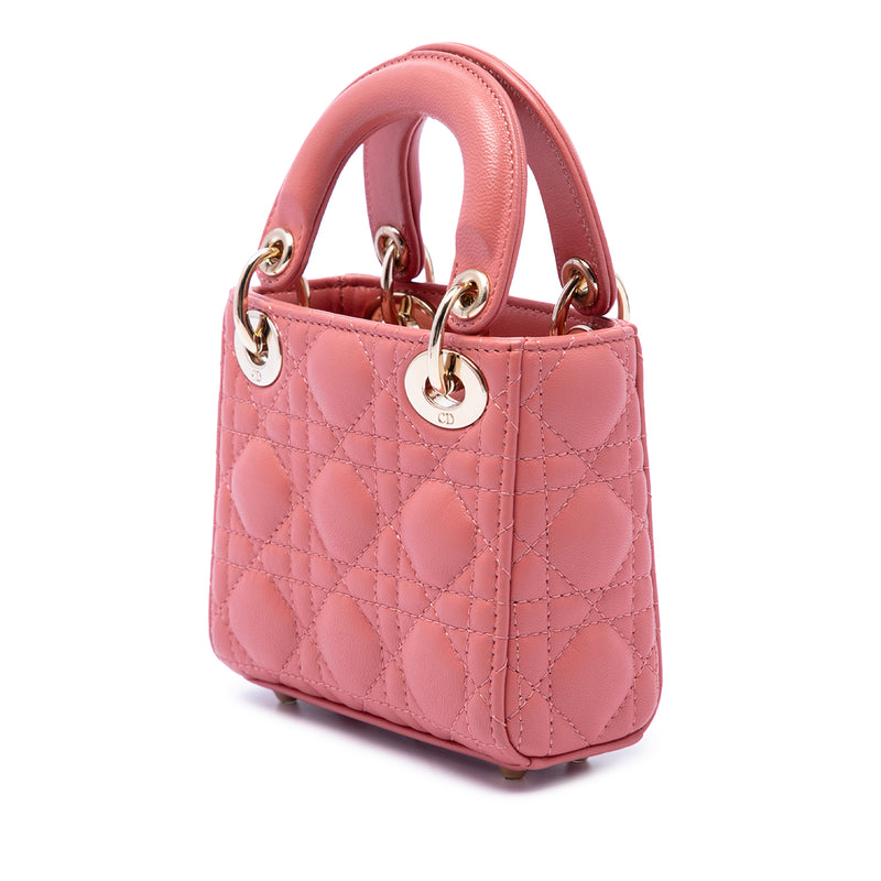 Micro Lambskin Cannage Lady Dior - Image 2