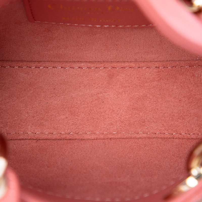 Micro Lambskin Cannage Lady Dior - Image 4