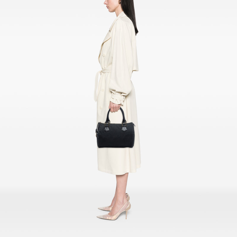Zucca Canvas Boston Bag - Image 7