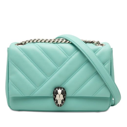 Small Leather Serpenti Cabochon Crossbody - Image 1