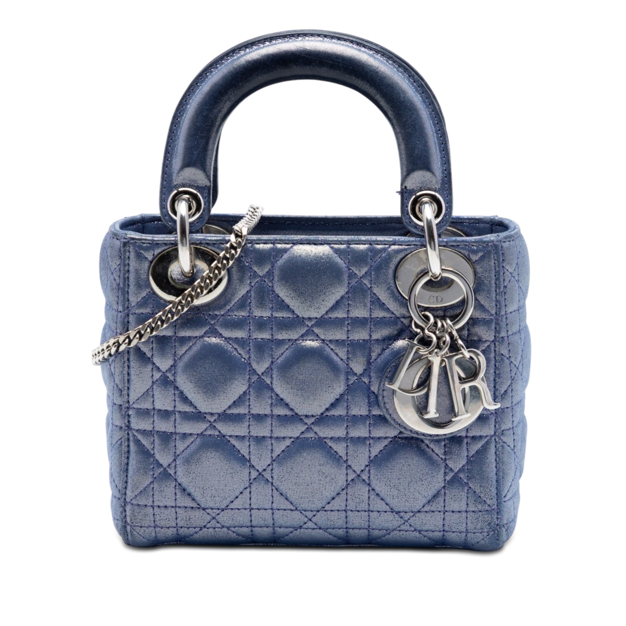 Mini Iridescent Lambskin Cannage Lady Dior - Image 1