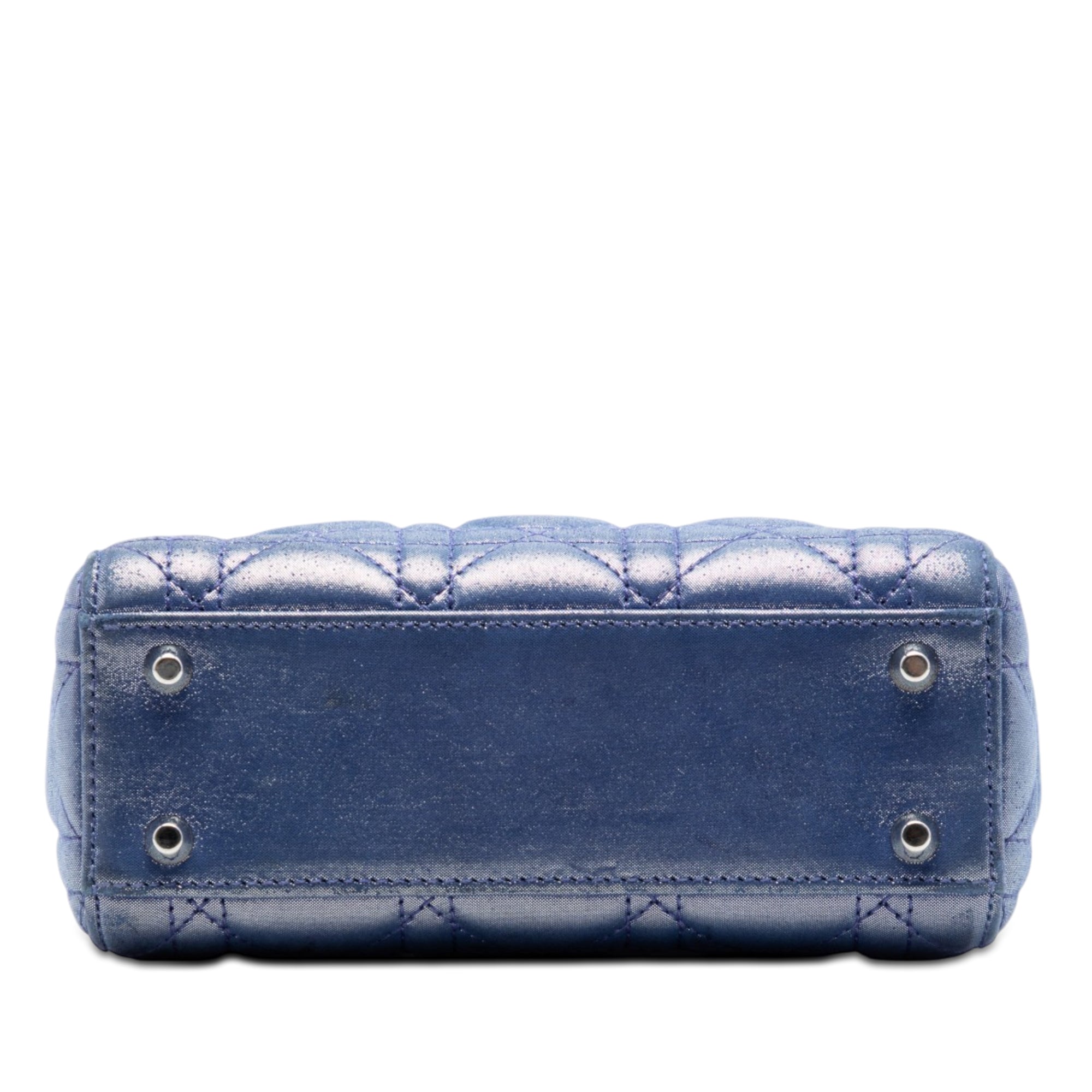 Mini Iridescent Lambskin Cannage Lady Dior - Image 3