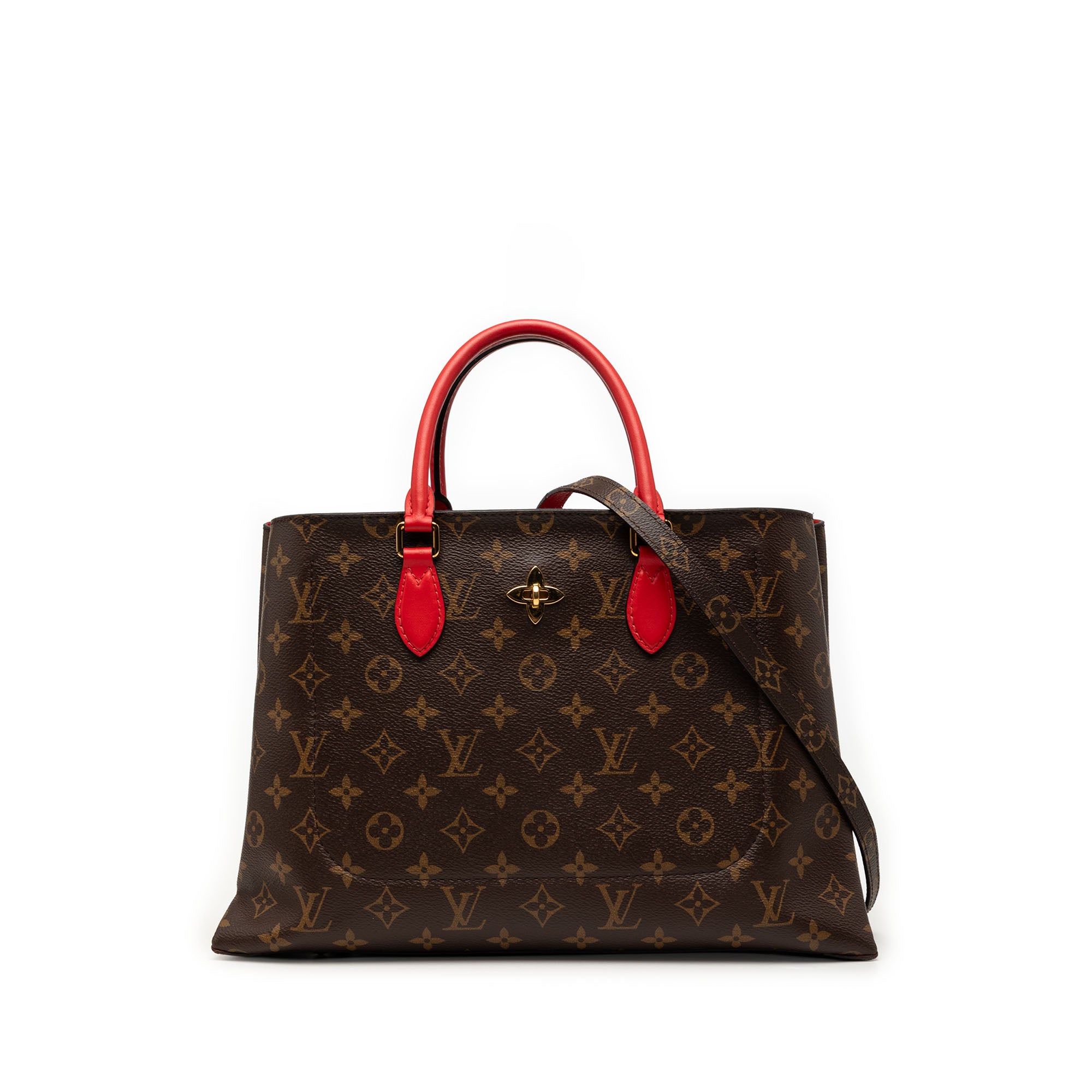 Monogram Flower Tote - Image 1