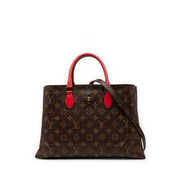 Monogram Flower Tote - Image 1