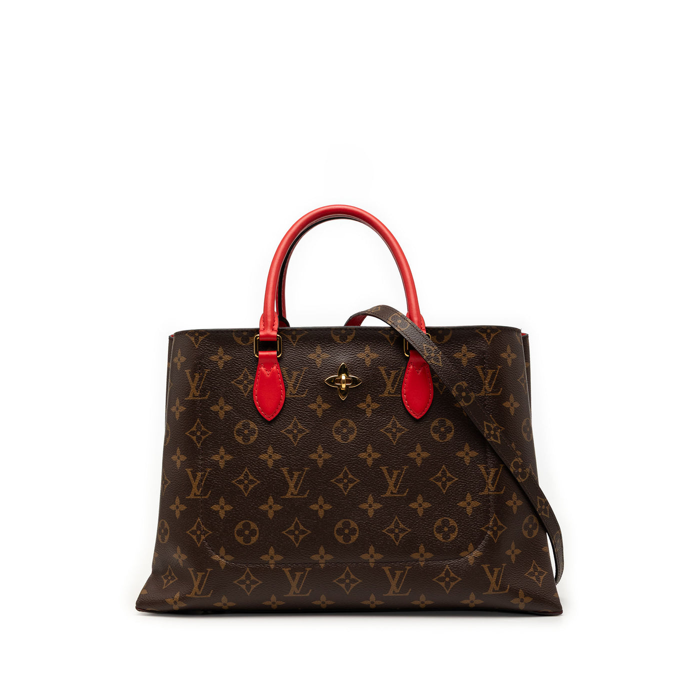 Monogram Flower Tote - Image 1