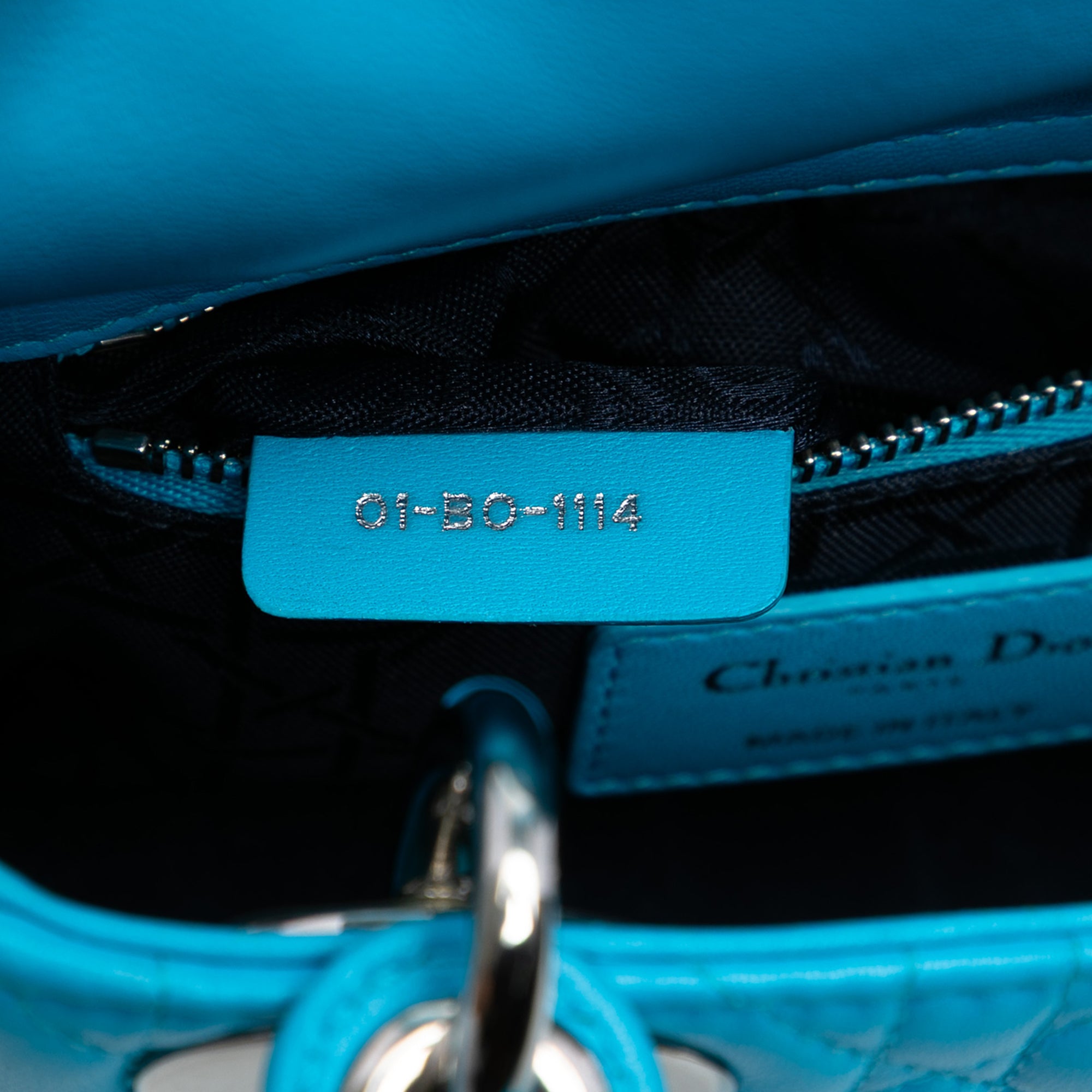Mini Lambskin Cannage Lady Dior - Image 6