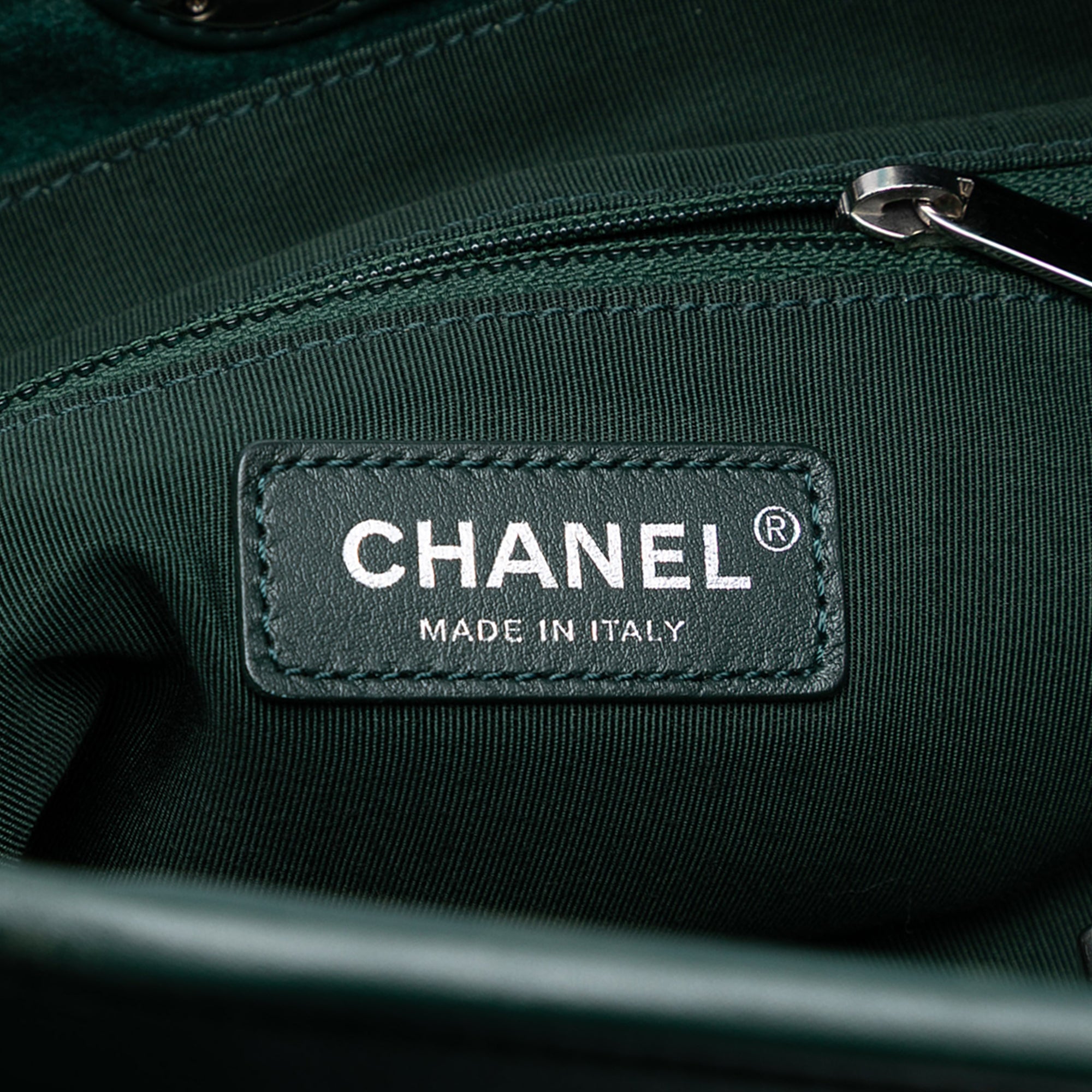 Extra Large Stitched Wool and Calfskin 31 Shopping Bag - Image 5