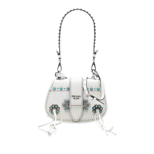 City Calf Studded Folk Corsiere Satchel - Image 1