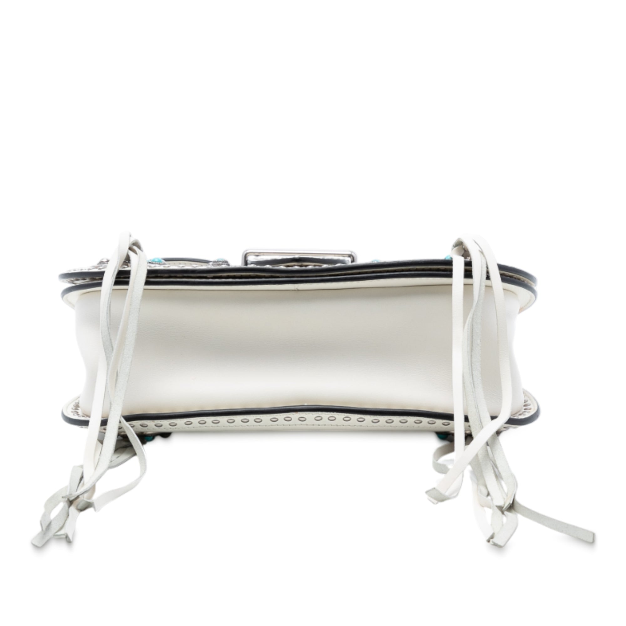 City Calf Studded Folk Corsiere Satchel - Image 3