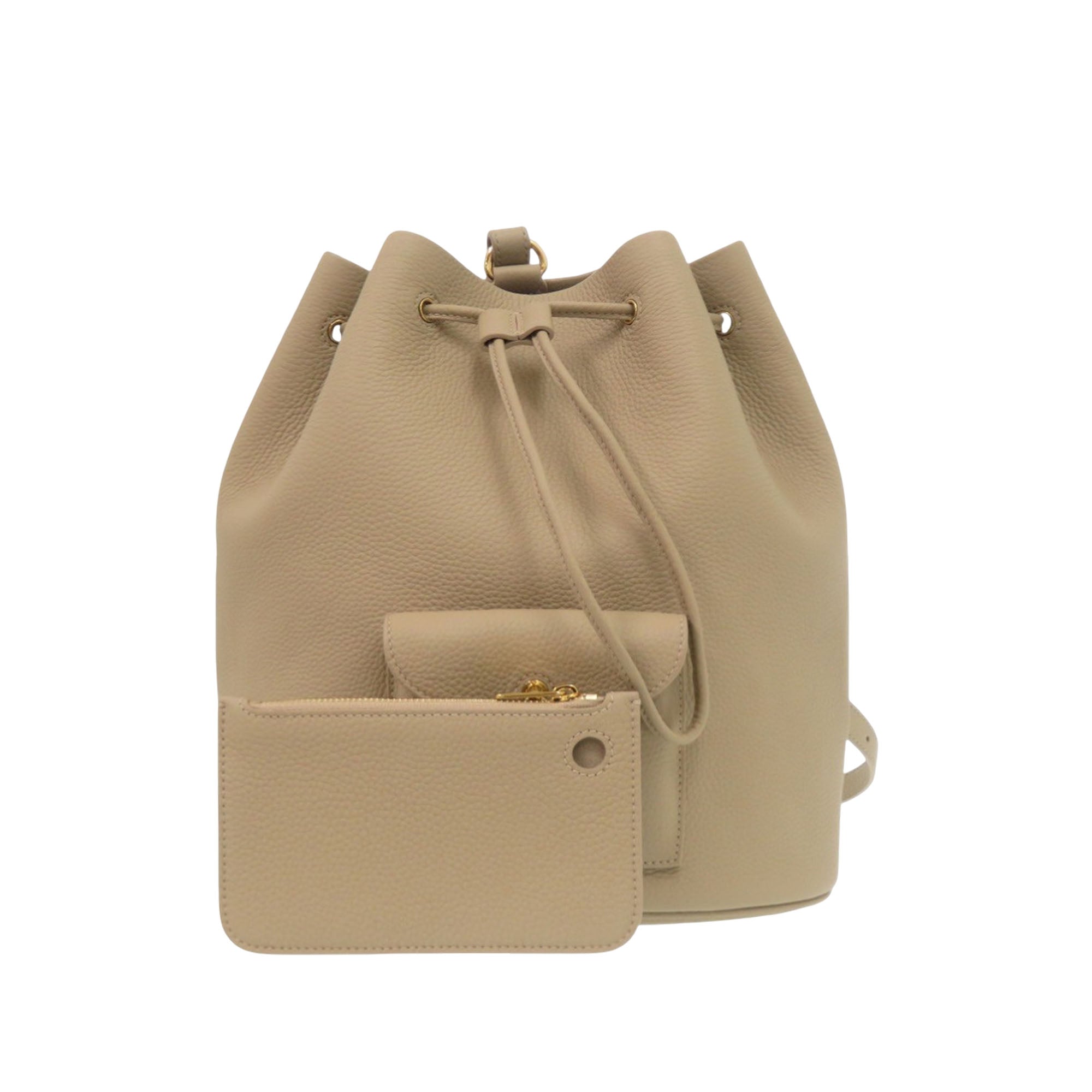 Grained Calfskin Extra Drawstring Backpack - Image 13