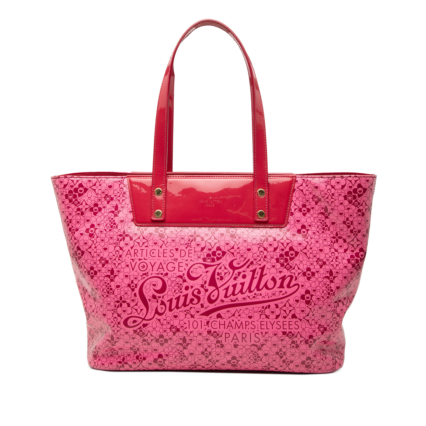 Takashi Murakami Coated Canvas Cosmic Blossom Tote PM - Image 1