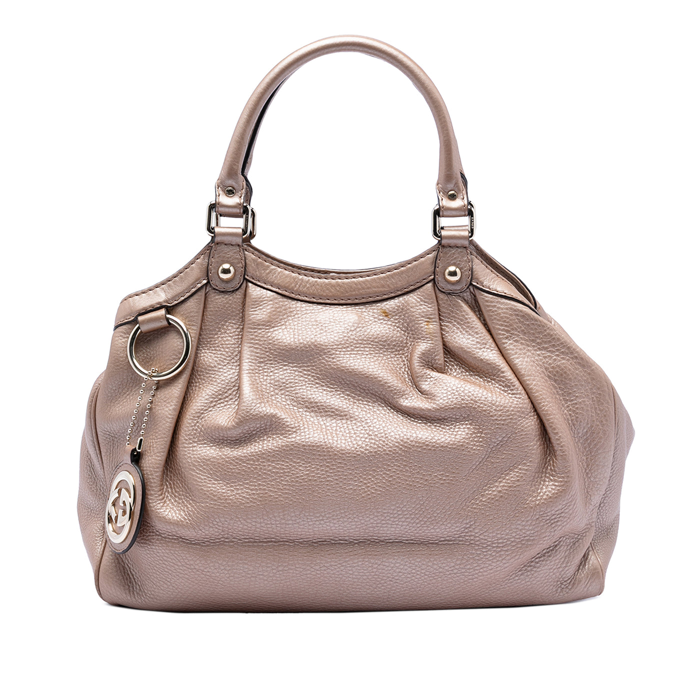 Medium Metallic Calfskin Sukey Tote - Image 1