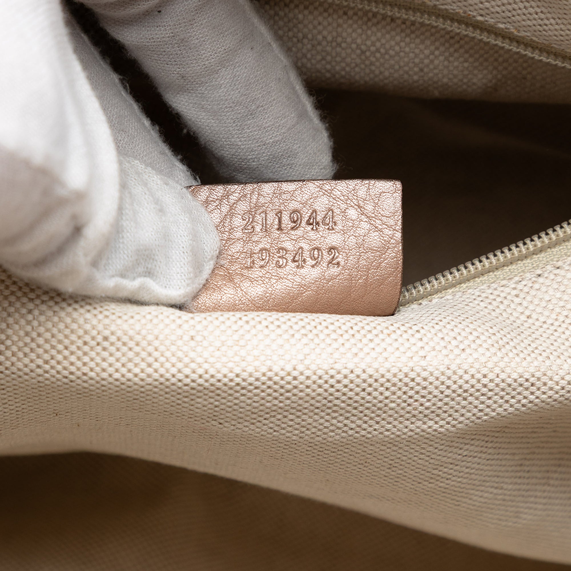 Medium Metallic Calfskin Sukey Tote - Image 6