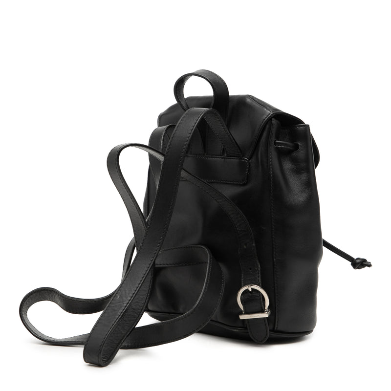 Leather Double Gancini Backpack - Image 2