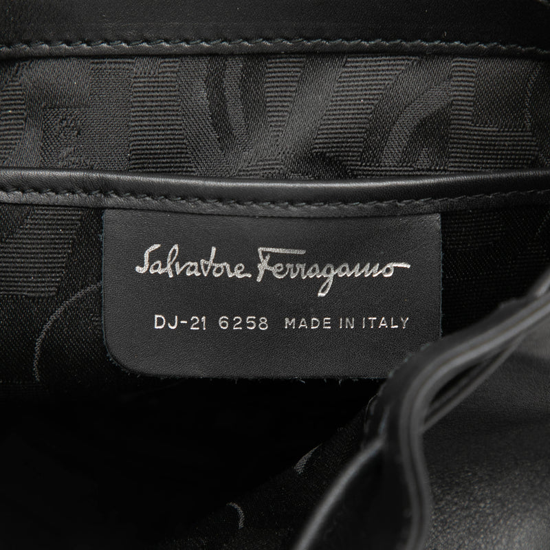Leather Double Gancini Backpack - Image 5