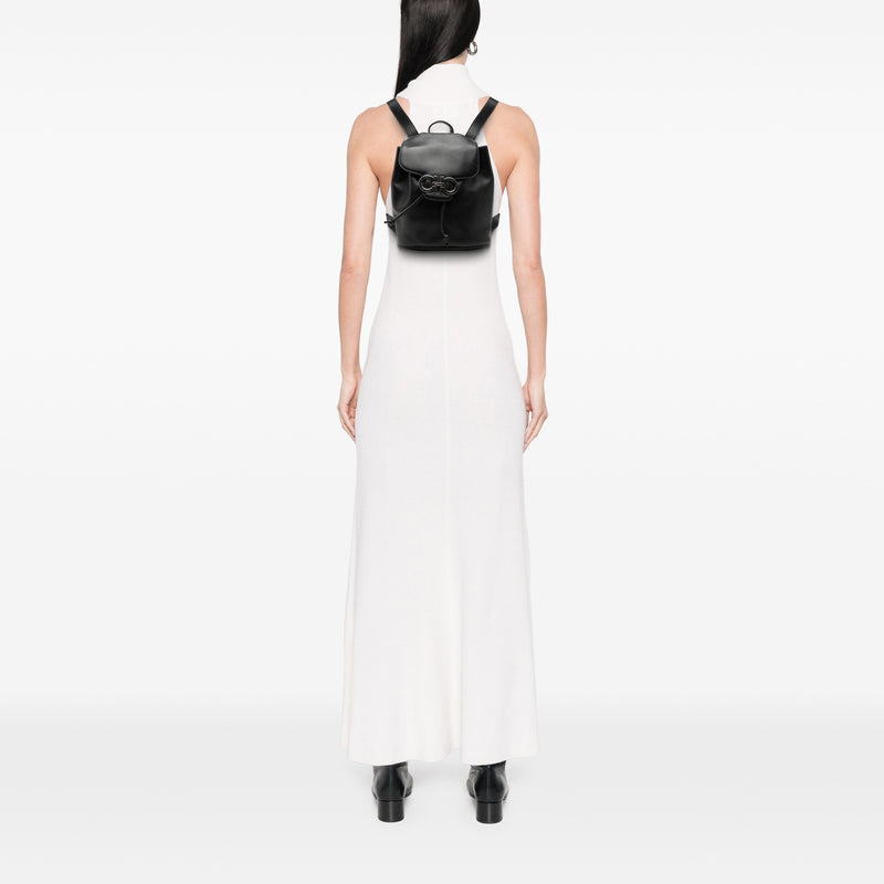 Leather Double Gancini Backpack - Image 6