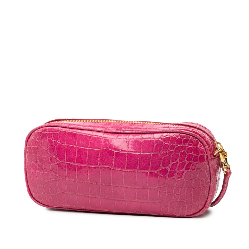 Croc Embossed Patent Crossbody - Image 2