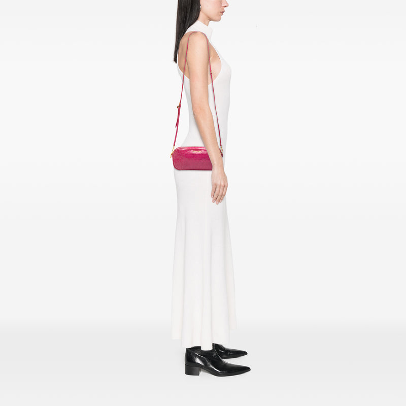 Croc Embossed Patent Crossbody - Image 6