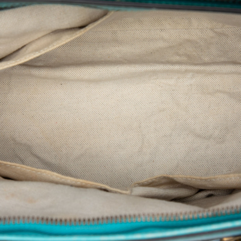 Leather Bright Bit Satchel - Image 4