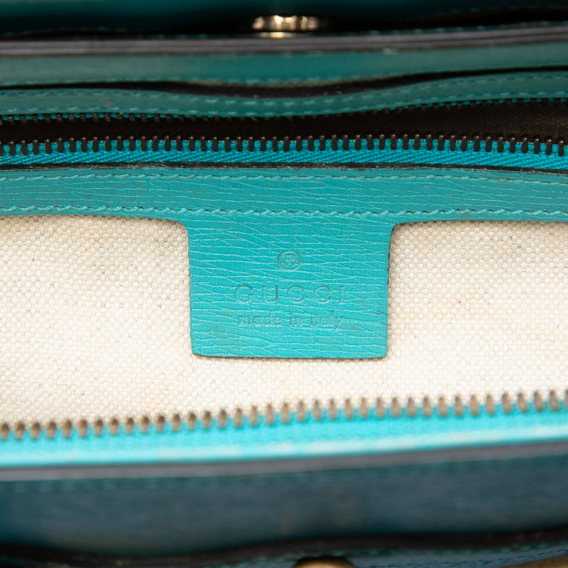 Leather Bright Bit Satchel - Image 5
