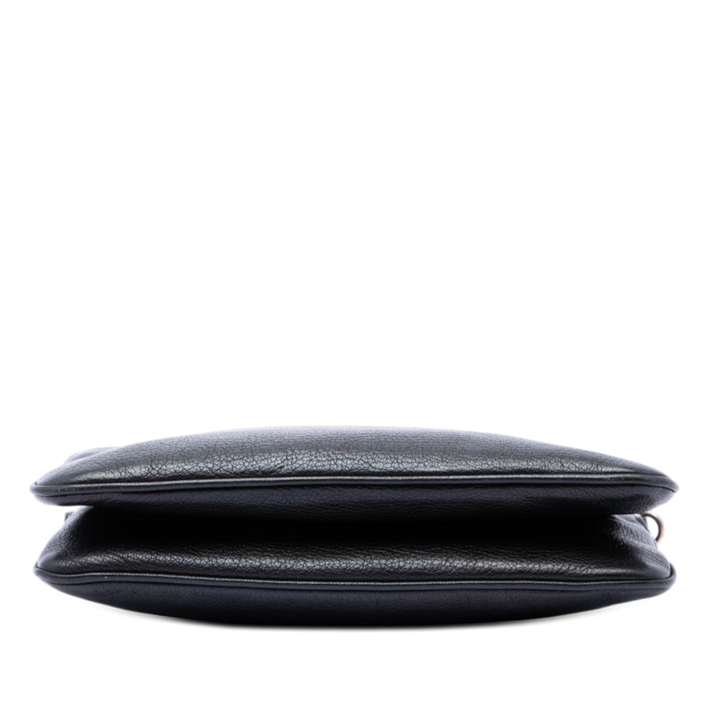 Goatskin Madras Double Zip Crossbody - Image 3