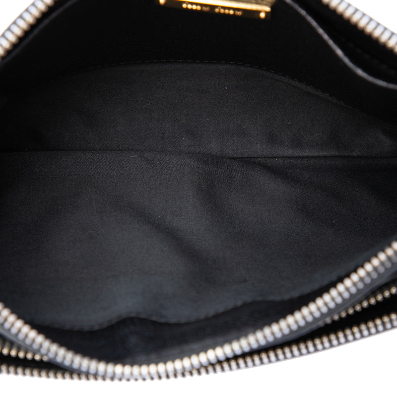 Goatskin Madras Double Zip Crossbody - Image 4