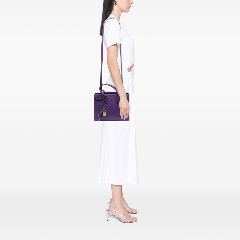 Baby Leather Sac De Jour Satchel - Image 6