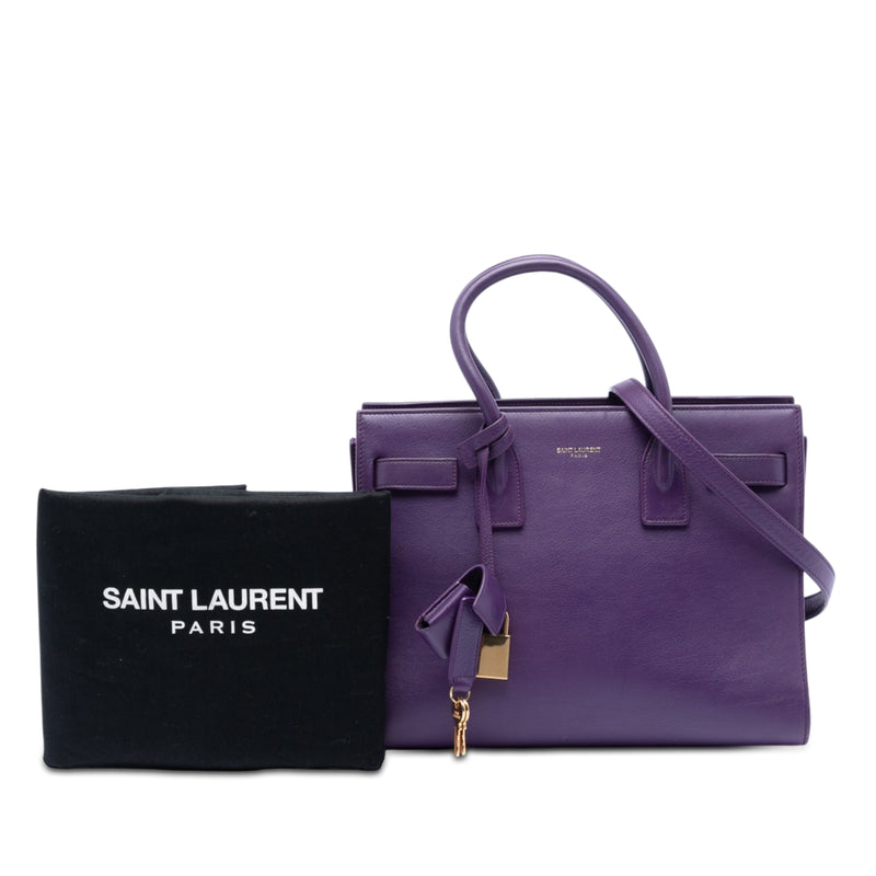 Baby Leather Sac De Jour Satchel - Image 7