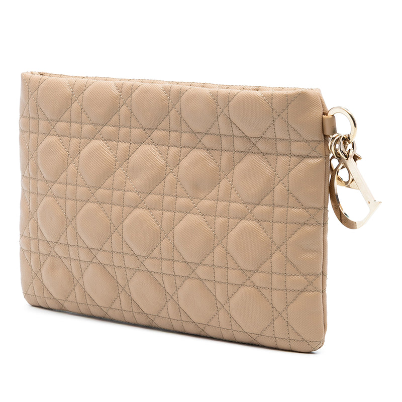 Coated Canvas Cannage Lady Dior Panarea Clutch - Image 2