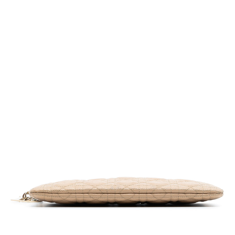 Coated Canvas Cannage Lady Dior Panarea Clutch - Image 3
