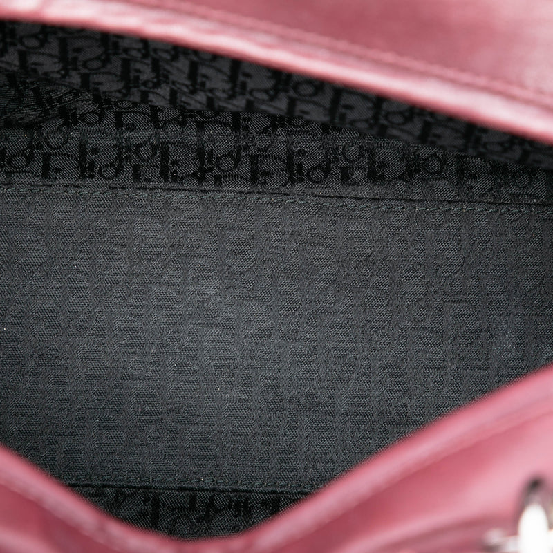 Large Lambskin Cannage Bow Lady Dior - Image 4