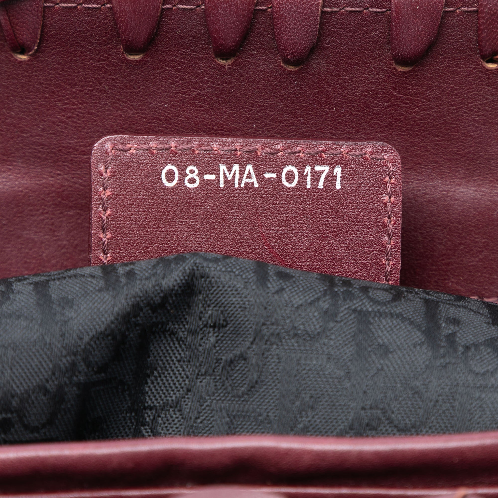 Large Lambskin Cannage Bow Lady Dior - Image 6