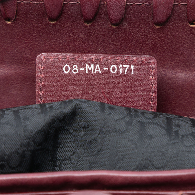Large Lambskin Cannage Bow Lady Dior - Image 6