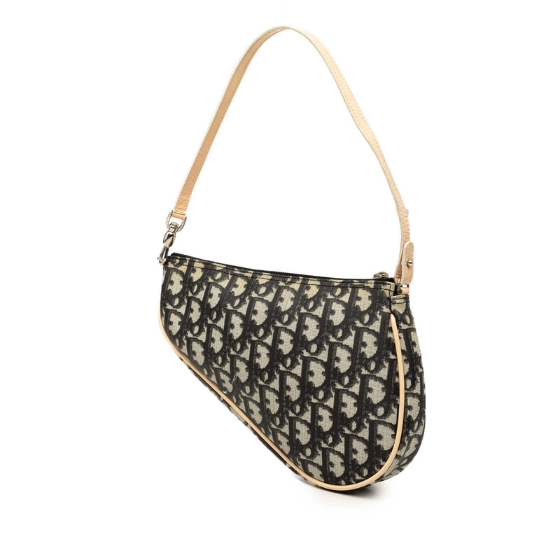 Mini Diorissimo Coated Canvas Saddle Pochette - Image 2
