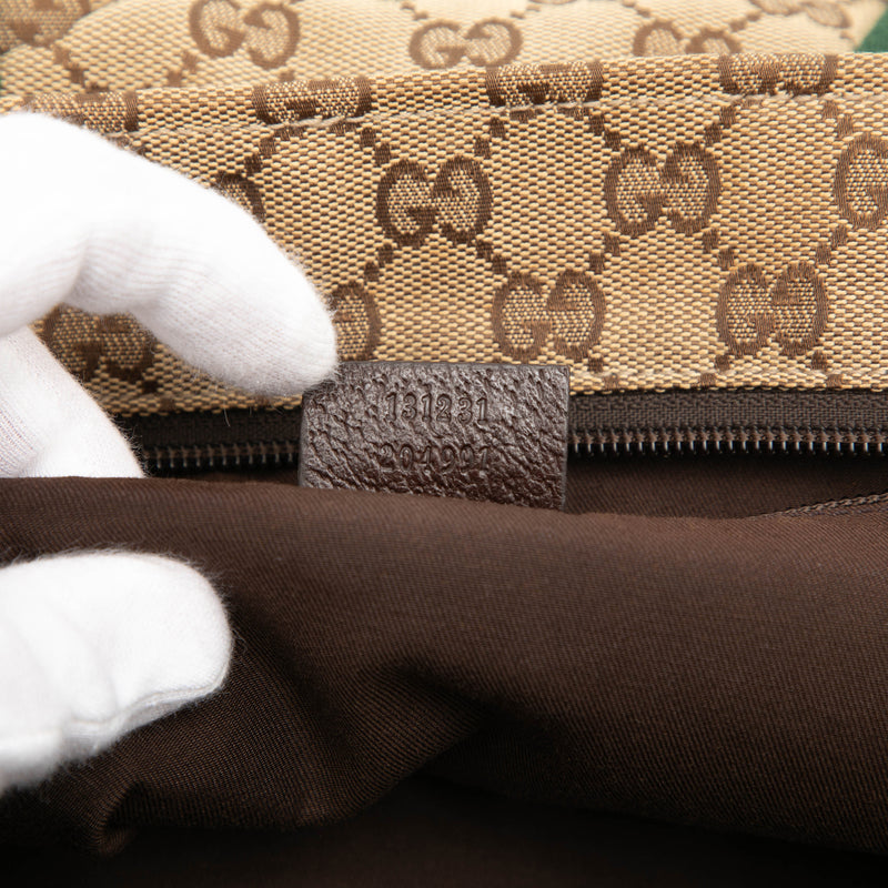 GG Canvas Web Tote - Image 6